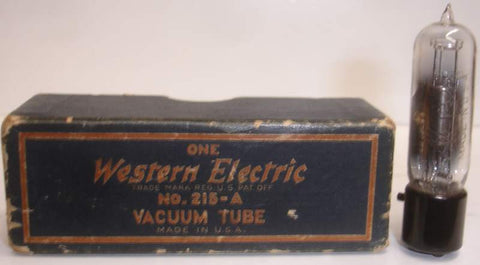 CW-1344=215A Western Electric NOS original box - strong emission (1 tube) (rare)