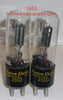 (!) (#1 231D Best Value Pair) 231D Western Electric NOS 1953 (1.8/1.8ma) (!) (#1 231D Best Value Pair) 231D Western Electric NOS 1953 (1.8/1.8ma)