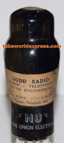 6F6G National Union used/good mid-1940's (47ma)