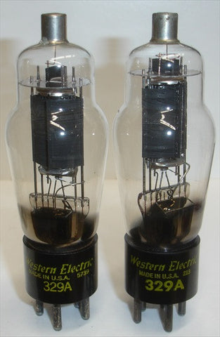 329A Western Electric NOS 1952-1957 (1 Pair: 30ma and 30.5ma)