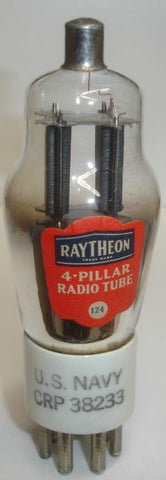 38233=2C21 Raytheon ceramic base NOS 1930's