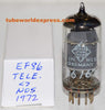(!!!!) (2nd Best Single) EF86 Telefunken Germany <> bottom NOS gray shield 1972 (3.0ma) (Neumann, Lawson, Soundelux, Manley) (!!!!) (2nd Best Single) EF86 Telefunken Germany <> bottom NOS gray shield 1972 (3.0ma) (Neumann, Lawson, Soundelux, Manley)