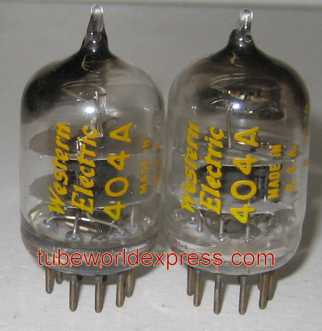 (!!) (1 set of 10 tubes) 404A Western Electric used/good 1963-1967 (set of 10)