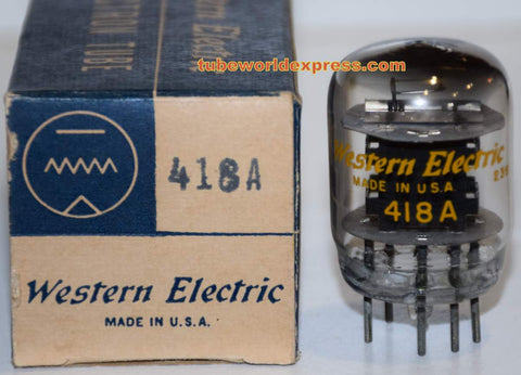 (!!!) 418A Western Electric NOS 1952 original box (34ma)