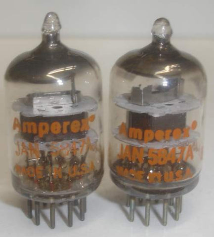 JAN-5847A=404A Amperex USA like new 1988 (1 pair)