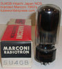 5U4GB Hitachi Japan NOS branded Marconi 1960's a few very small vertical scratches on base (57/40 and 58/40) 5U4GB Hitachi Japan NOS branded Marconi 1960's a few very small vertical scratches on base (57/40 and 58/40)