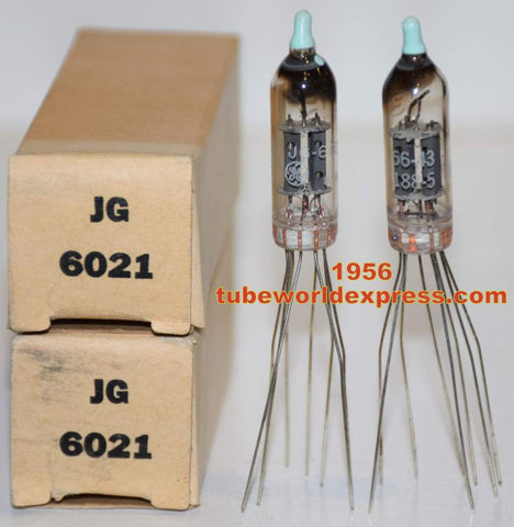 (!!!) (Best GE Pair 1956) JG-6021 GE NOS