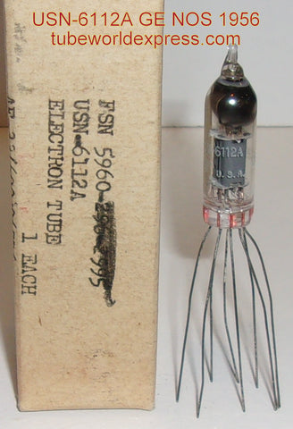 6112A GE NOS 1956 (.8ma/1.0ma) (1 tube only)