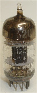 (!) JG-12AT7WA=6201 GE black plates triple mica