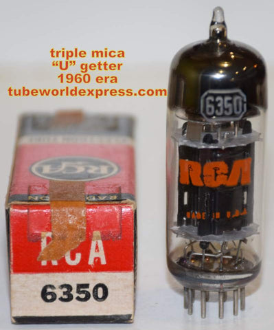(!!) 6350 RCA NOS triple mica