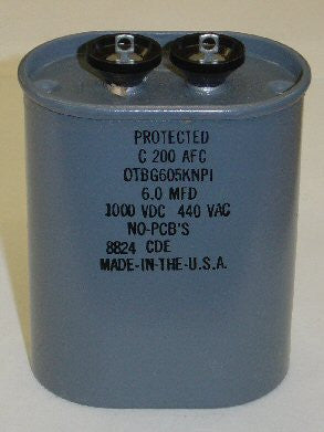 (!!!) 6uf/1000VDC CDE US made oil cap NOS 1988 (power supply or crossover cap) (27 in stock)