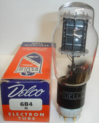 6B4G Sylvania rebranded Delco NOS separate plates 1952 (81ma)