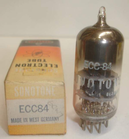 ECC84=6CW7 Siemens Germany Sonotone NOS 1959 (11.2/13.8ma)