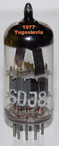 (!) (~ Best Value Single ~) 6DJ8 EI YUGO NOS 1977 (13.2/13.6ma)