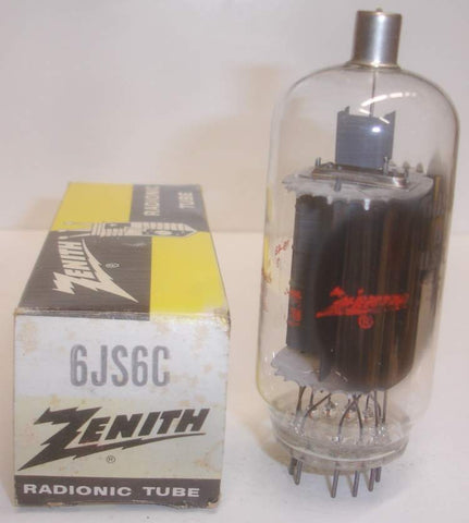 6JS6B GE branded Zenith NOS (93ma)