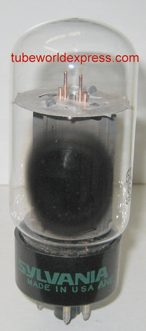 6L6GC Sylvania clear top NOS 1960's copper grid posts (68ma)