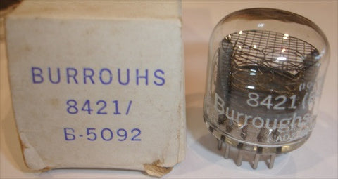 8421=B-5092 Burroughs Nixie NOS original boxes (0 in stock)