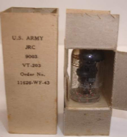 9003=VT-203 RCA NOS 1944 original boxes (51 in stock)