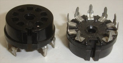 9 pin black bakelite PC mount NOS (0 in stock)
