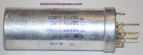 50uf/450V, 10uf/400V, 160uf/250VDC US Made (KFP) NOS 3.5