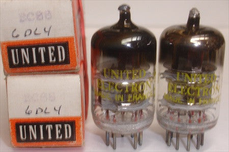 EC88=6DL4 United France NOS 1981-1982 (2 single tubes)