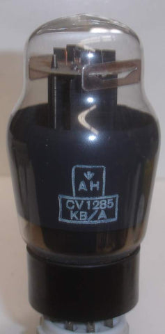 (!!) ECC31=CV1285=6N7G Mullard black plates NOS 1950's (7.4/9.4ma)