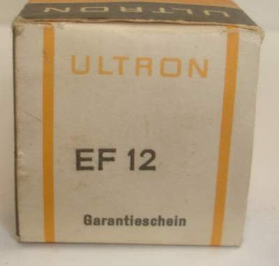 EF12 Ultron Germany NOS 1950's (3.9ma)