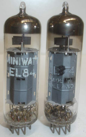(!!!) (Best Pair from 1959) EL84 Wien Austria same build and sound as Holland 1959 (38ma and 39ma)