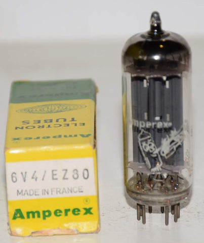 (!!) (BEST SINGLE) EZ80 Amperex Bugle Boy France NOS 1964 (61/40 and 62/40)