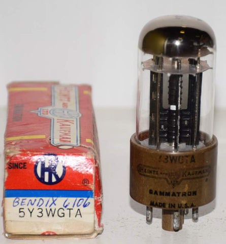 (!!!!) (Single) 6106 Bendix rebranded 5Y3WGTA Heintz & Kaufman NOS (63/40 and 64/40)