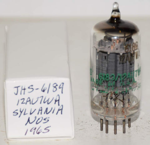 (!!!) JHS-6189=12AU7WA Sylvania NOS 1965 in white box (10/9ma)