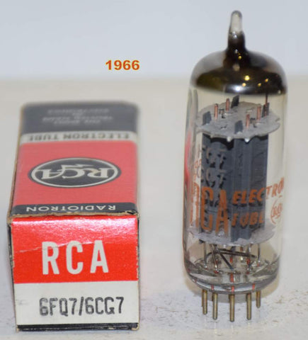 6FQ7 GE branded RCA NOS 1966 (7.6/7.2ma)