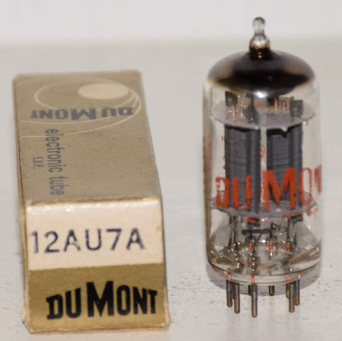 12AU7A Sylvania Dumont NOS 1960's (10/8.8ma)