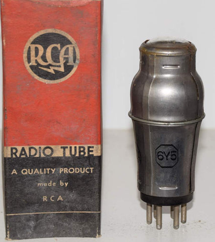 6Y5 RCA NOS with metal shield soldered around tube (74-73/50)