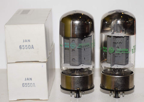 (!!!!!) (Best Overall Pair) JAN-6550A GE NOS 