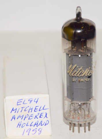 (!!) (Best Value) EL84 Mitchell Amperex Holland made in Wien, Austria used/good 