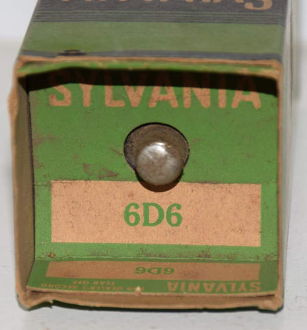 6D6 Sylvania sealed NOS 1940's (5 in stock)