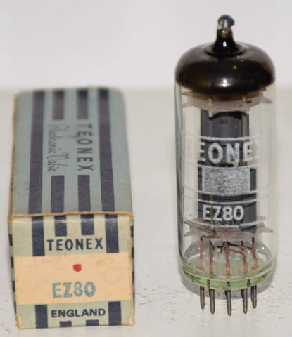 (!!!) (BEST VALUE) 6V4=EZ80 Teonex East Germany NOS 1970's (58/40 and 59/40)