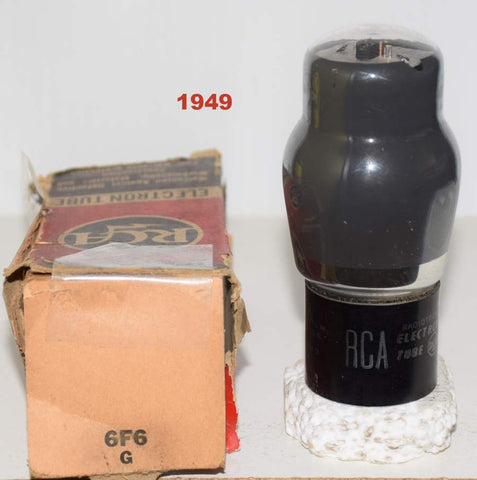 6F6G RCA NOS 1949 (35.8ma)