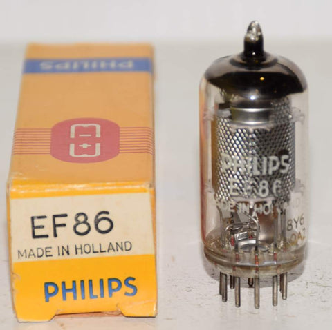 (!!!!) (Best Single) EF86 Philips Holland NOS 1970 (4.0ma) (Highest mA and Gm)