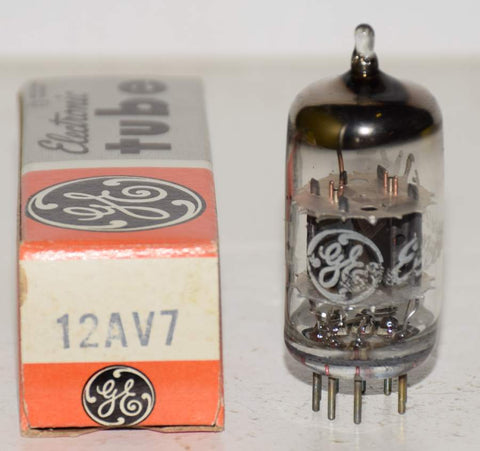 12AV7 GE NOS 1960's - 1970's (4 in stock)