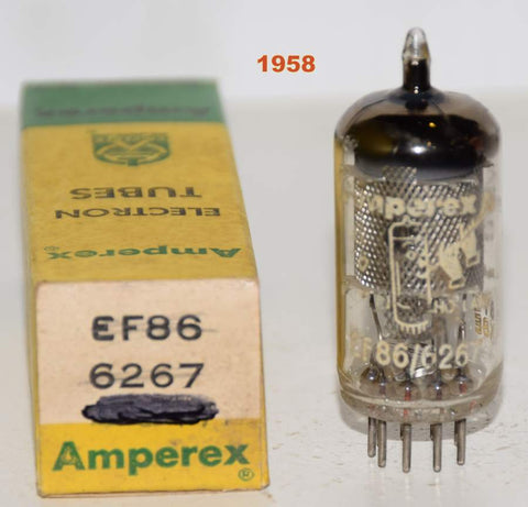 (!!!!!) (Single 1958) EF86 Amperex Bugle Boy Holland 