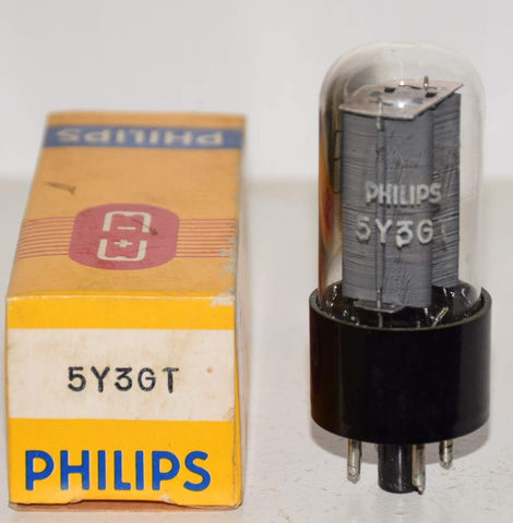 (!!!!!) (Best Overall Single) 5Y3GT Philips Holland NOS 1960's (64/40 and 65/40)