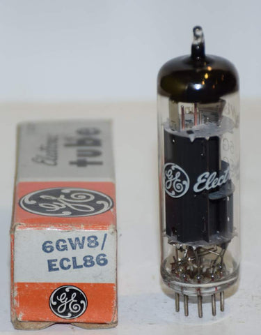 (!!) (BEST SINGLE) ECL86=6GW8 Brimar UK branded GE NOS 1977 (1.2ma and 44ma)