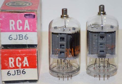 (!!) (Recommended Pair) 6JB6 RCA NOS 1960's (87ma and 94ma)