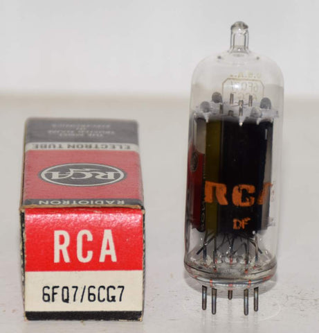 (!!) (BEST SINGLE) 6FQ7 RCA clear top NOS 1971 (8ma/8.2ma)