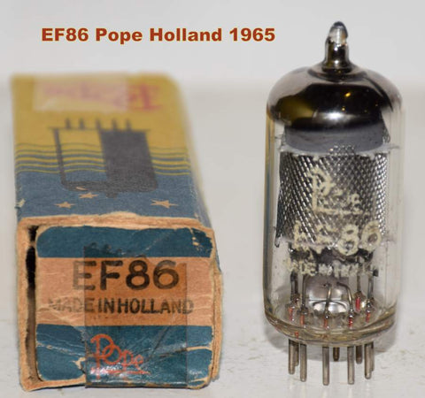 (!!!) (Best Single) EF86 Pope Holland NOS 1965 (3.8ma)