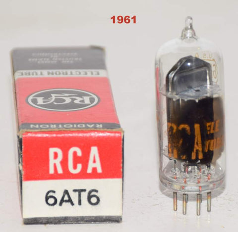 6AT6 RCA NOS 1961 (74/60)
