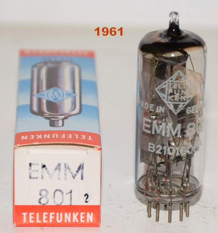 EMM801 Telefunken Germany <> bottom NOS 1961 (10 in stock)