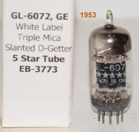 (!!!!!) (Best Single 1953) GL-6072 GE 5 star triple mica black plates 